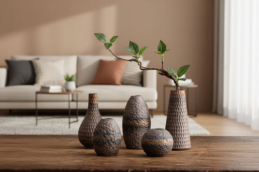 Vase Vintage en Céramique – Style Chinois Élégant